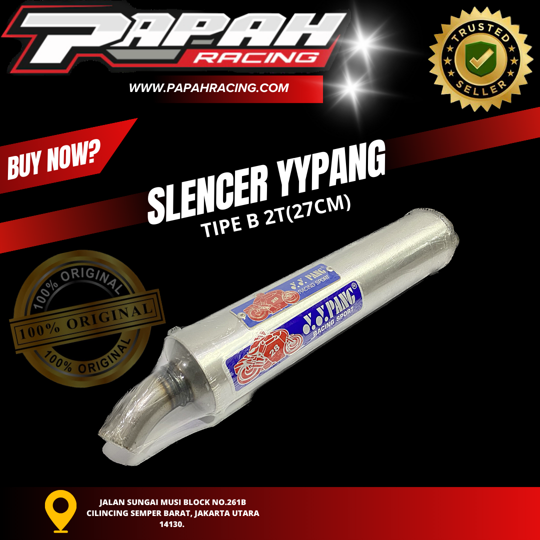 SLENSER CILINCER SELENSER KNALPOT YYPANG TIPE B 2T 27CM YYPANG